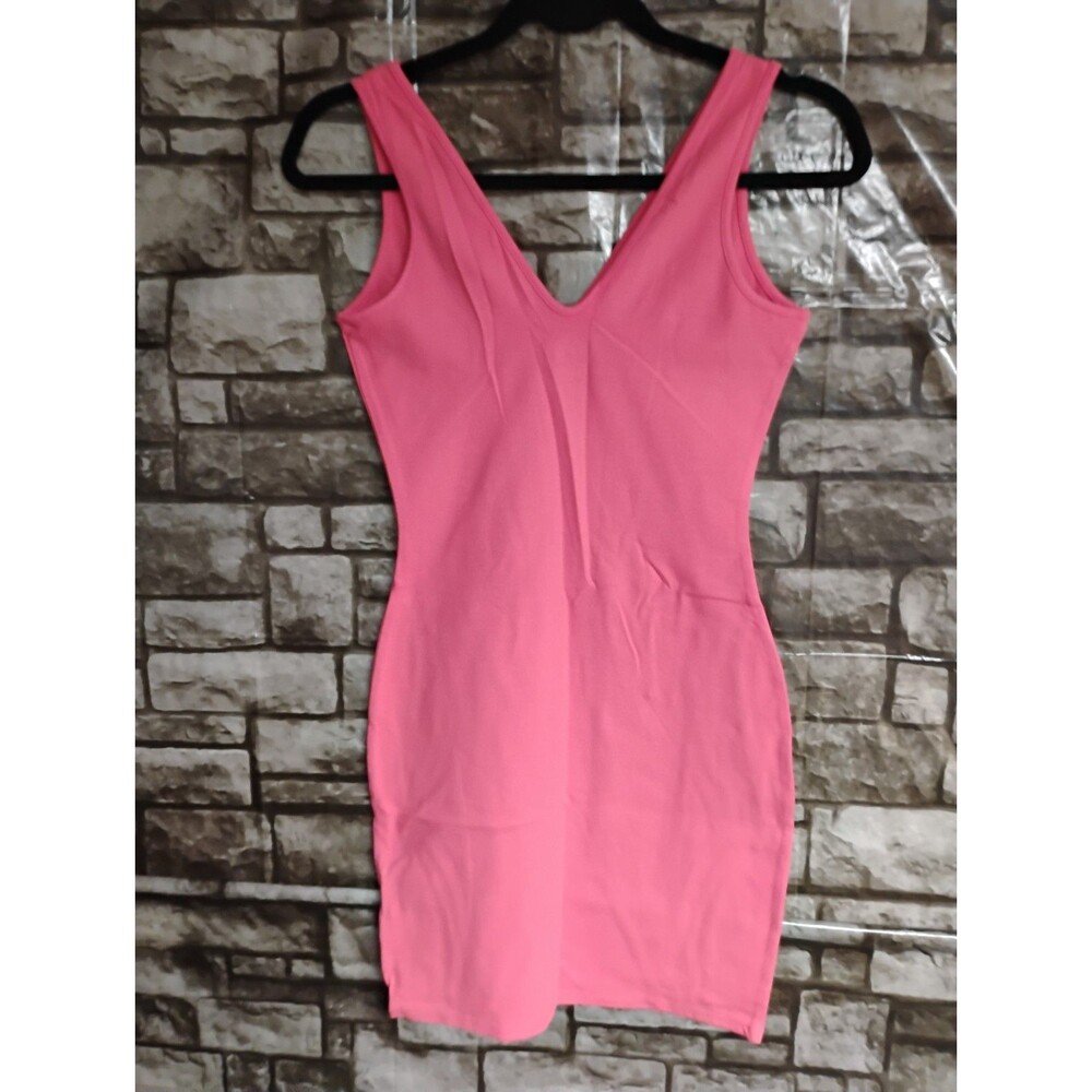 Wild Fable Womens Sleeveless Coral Pink Bodycon Tank Short Dress Medium